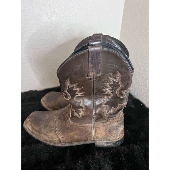 Double H Leather Roper western cowboy boots Dh4258 10.5 EE 10.5ee main image 5